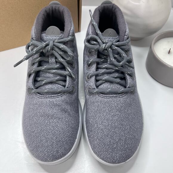 Allbirds Wool Runner-up Mizzles Water-Repellent Sneaker Medium Gray Women 10 NWB - Picture 5 of 10